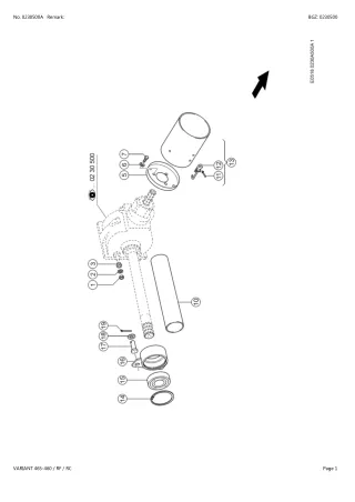 CLAAS VARIANT 465-460 RF  RC Baler Parts Catalogue Manual Instant Download (SN 75104569-75104580)