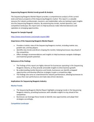 Sequencing Reagents Market (1)