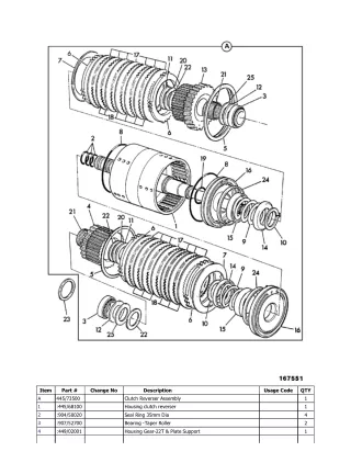 JCB 409TM Wheeled Loader Parts Catalogue Manual (Serial Number 00633221-00633843)