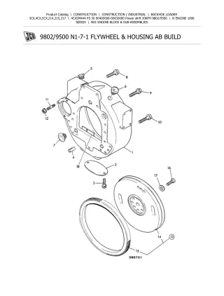 JCB 4CXSM444 PS 30 (Power shift 30KPH) BACKOHE LOADER Parts Catalogue Manual Instant Download (Serial Number 00400000-00