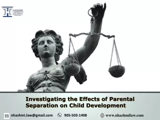 Investigating the Effects of Parental Separation on Child Development