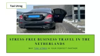 Taxi Utreg Ensures Stress-Free Travel in the Netherlands for Professionals