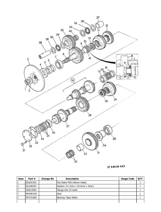 JCB 526S Telescopic Handlers (Loadall) Parts Catalogue Manual (Serial Number 01182000-01183999)