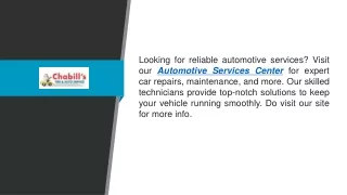 Automotive Services Center chabillstire.com