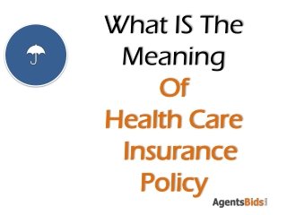 what are the benifits for health care insurance