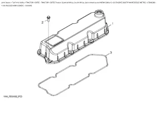 John Deere 5075E Tractor (Central Africa, South Africa, Latin America and MENA Edition) Parts Catalogue Manual Instant D