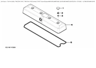 John Deere 5101E Tractor (Engine 4045HLV56, 4045TLV64) Parts Catalogue Manual Instant Download (PC9817)