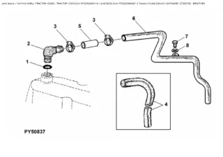 John Deere 5310 (S.N. PY5310S005119-) and 5203S (S.N. PY5203S000001-) Tractor (India Edition) Parts Catalogue Manual Ins