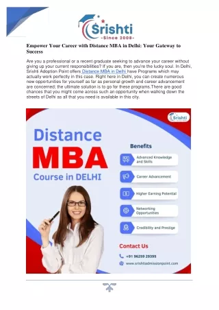 Correspondence MBA