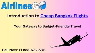 Cheap Bangkok Flights