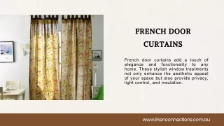 Enhance Your Home Decor with French Door Curtains