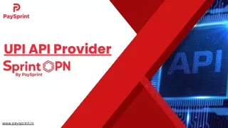 UPI API Provider