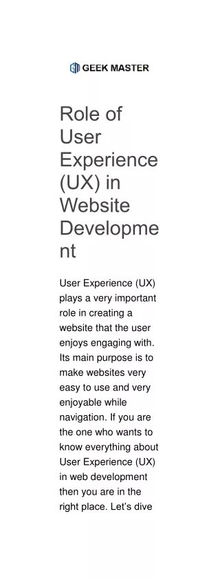 Website Development