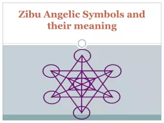 Zibu Angelic Symbols and their meaning