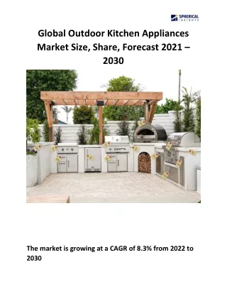 Global Outdoor Kitchen Appliances Market Size