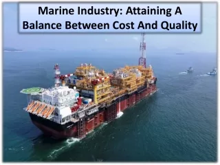 Benefits of Investment Castings in Marine Applications