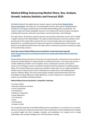 Medical Billing Outsourcing Market Share