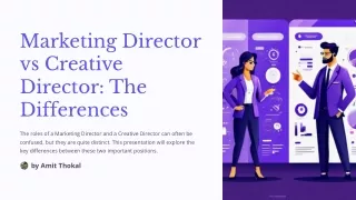 Marketing Director vs Creative Director: The Differences