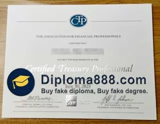 How to buy fake Certified Treasury Professional certificate?