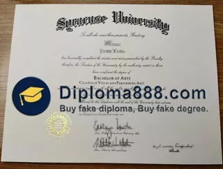 Order fake Syracuse University degree certificate online,