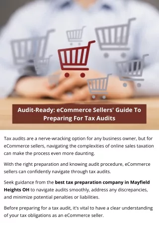 Audit-Ready: eCommerce Sellers' Guide To Preparing For Tax Audits