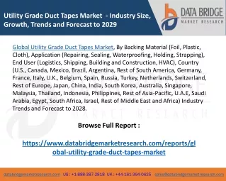 Global Utility Grade Duct Tapes Market