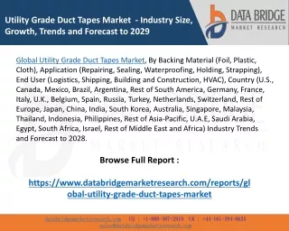 Global Utility Grade Duct Tapes Market