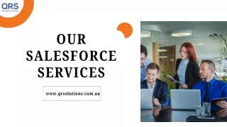 Salesforce Solutions in Australia | Salesforce Solutions | QR Solutions