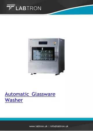 Automatic Glassware Washer/Capacity 220 L