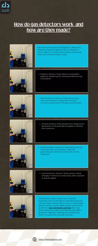 How do gas detectors work, and how are they made