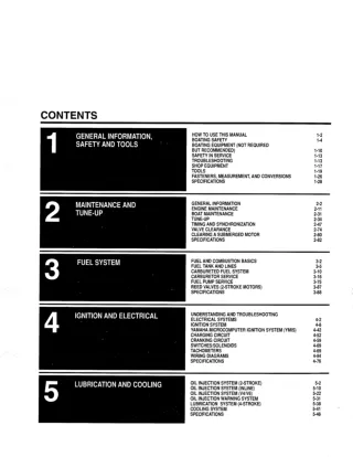 YAMAHA OUTBOARD 35 Jet 3 cyl. (698cc) 2-stroke 1987 1988 1989 Service Repair Manual