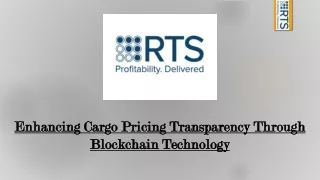 Enhancing Cargo Pricing Transparency Through Blockchain Technology