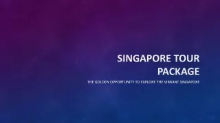 Singapore Tour Package