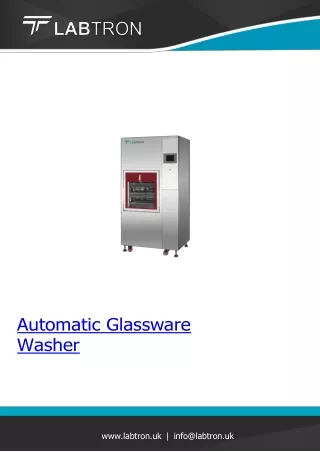Automatic Glassware Washer/Capacity 220 L