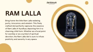 Buy Ram Lalla Idol- Ayodhya's Ram Lalla Statues Shop Now – theartarium