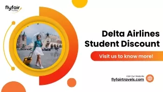 Delta Airlines Student Discount: A Comprehensive Guide