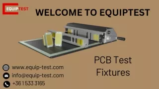 ICT test fixtures