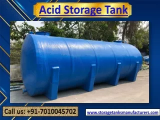 Acid Storage Tank , Chemical Storage Tank , MS Tank Manufacturers , Sulphuric Tank , Chennai