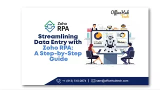 Streamlining Data Entry with Zoho RPA A Step by Step Guide
