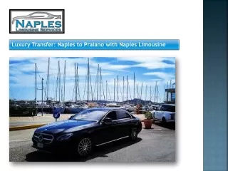 Luxury Transfer Naples to Praiano with Naples Limousine