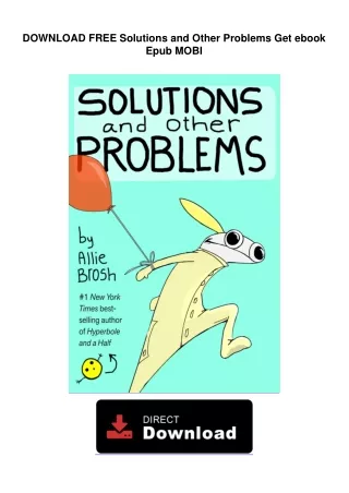 DOWNLOAD FREE  Solutions and Other Problems Get ebook Epub MOBI