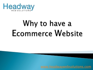 Ecommerce Website