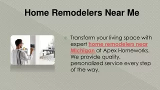 Home Remodelers Near Me