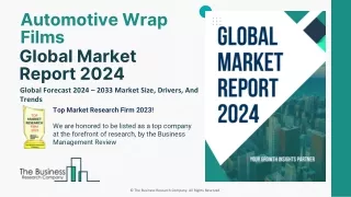 Automotive Wrap Films Market 2024 - By Size, Share, Trends And Growth Prospects