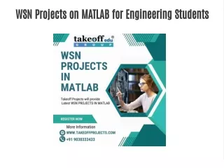 WSN Projects on MATLAB for Engineering Students