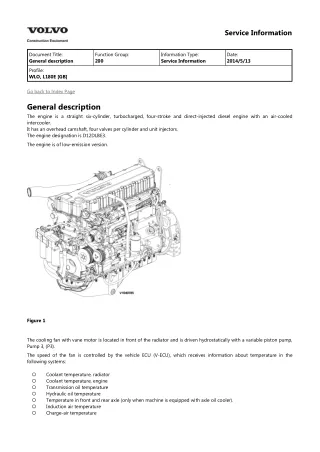 Volvo L180E Wheel Loader Service Repair Manual Instant Download