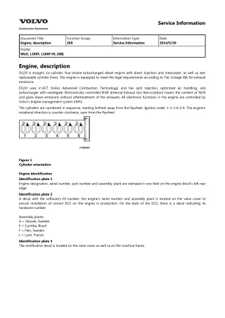 Volvo L180F HL (L180FHL) Wheel Loader Service Repair Manual Instant Download