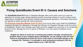 Technical Solution For Enterprise Integration Manager Event Id 4 Error