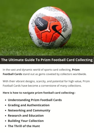 The Ultimate Guide To Prizm Football Card Collecting