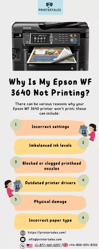 Why Is My Epson WF 3640 Not Printing